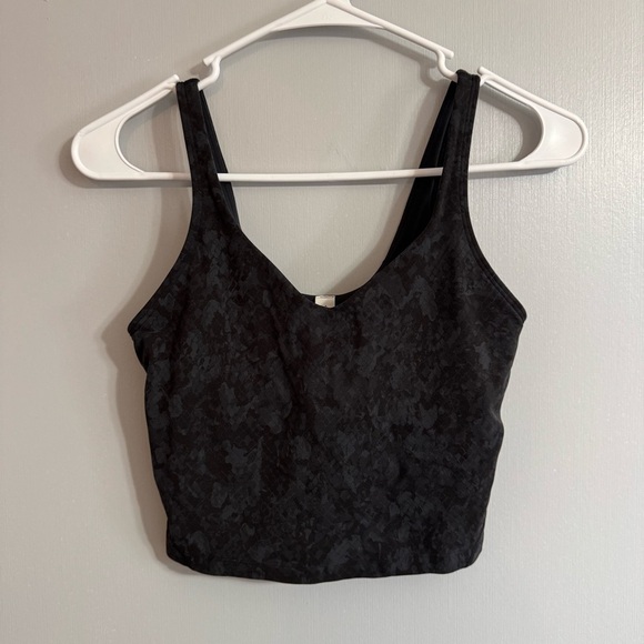 Lululemon Align Camo Crop Tank Top Size 4 - Picture 1 of 7